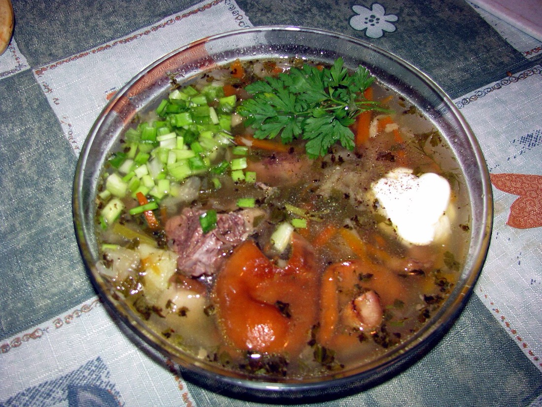 Щи из квашеной капусты
